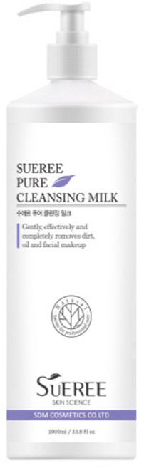 수에르 퓨어 클렌징 밀크, 1L, 1개