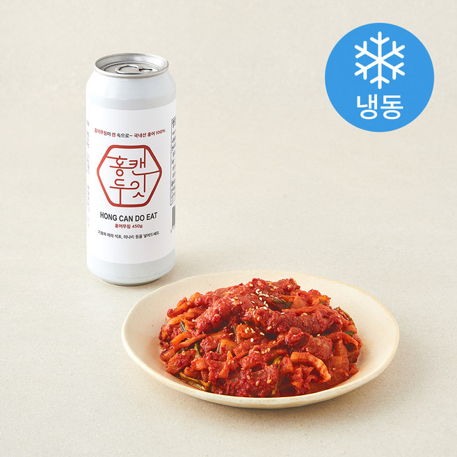 홍캔두잇 홍어무침 캔 (냉동), 1개, 450g