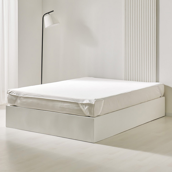 더자리 진드기 차단 방수 패드, 화이트, 1개