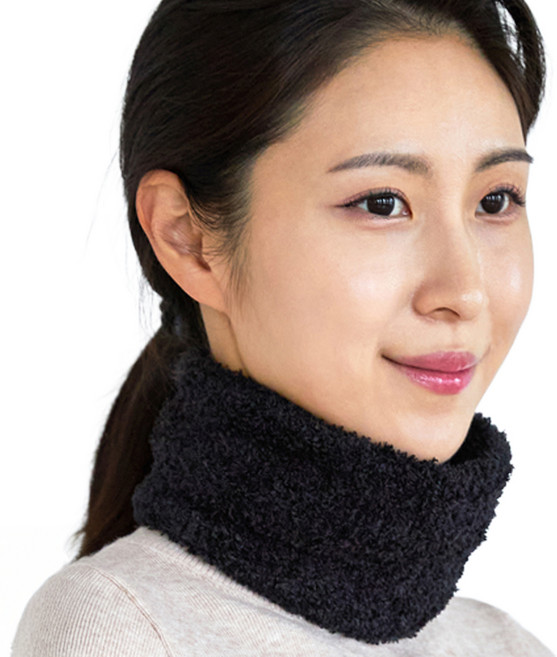 루매스 숏 넥워머, 블랙, 1개