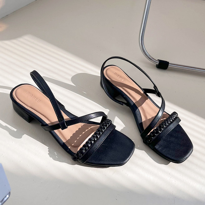 라블 여성용 네츄럴 스트랩 샌들