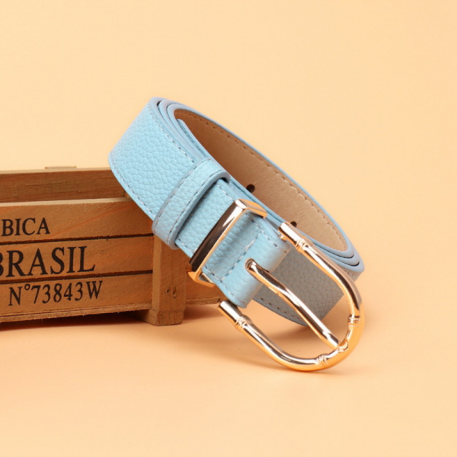 피어니스트 여성용 슬러브 버클 벨트