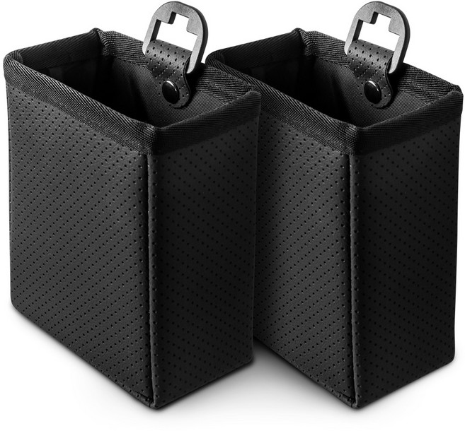 시크릿 차량용 베이직 멀티포켓, 2개, 블랙