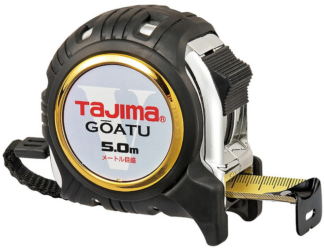 TaJIma 田島 剛厚包膠捲尺 GAGL2550 5m x 25mm, 1個