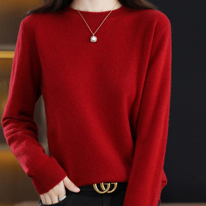 POPLARNC 女款 Dhen 圓領針織衫 P24FKN072215