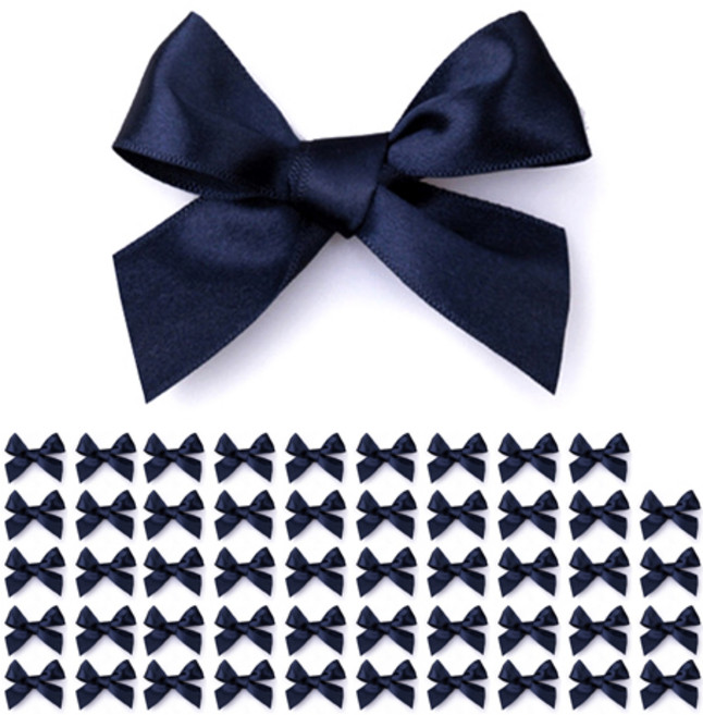 인디케이 완성리본, 잉크블루, 50개