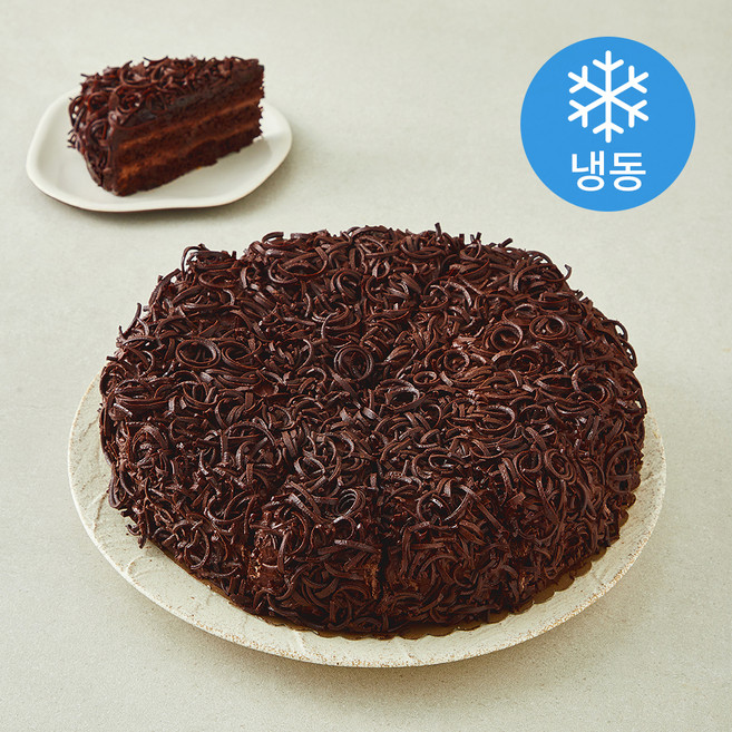 스위트딜라이트 프라하 초콜릿 케이크 (냉동), 1.4kg, 1개