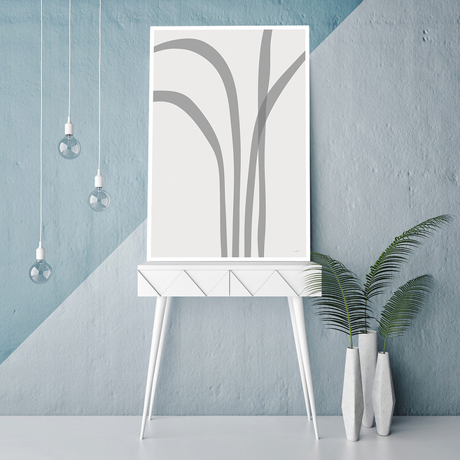 마니앤솔 액자테이블 대, 추상플라워