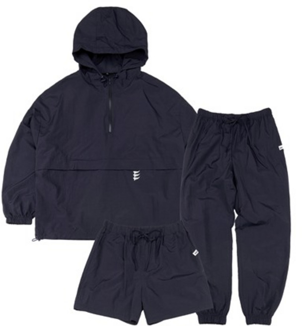 어반디타입 남녀공용 아노락 쓰리피스 풀 셋업