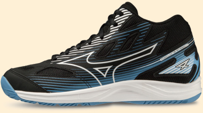 Mizuno 美津濃 排球 羽毛球 入學體育 室內 中筒運動鞋 Cyclone Speed 4 V1GA238557
