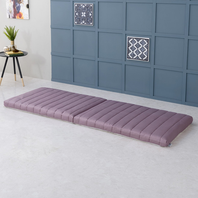 라버트리 2단 접이식 누빔 매트리스 커버