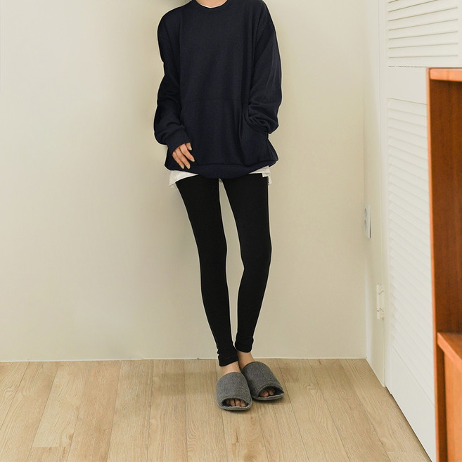 파란 여성용 히트데이 기모 발열 타이즈 무발 2p