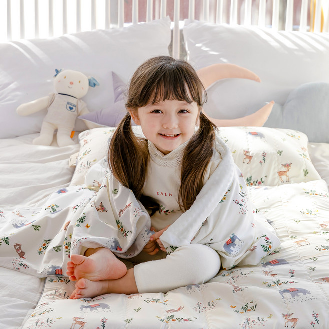 베베누보 어린이집 낮잠이불 분리형 + 에어매쉬패드 + 블랭킷 + 솜베개 + 보관가방, 보타닉러버스