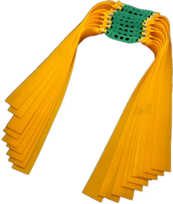 서하의집 고탄력 새총 고무밴드 0.75mm x 22cm, 옐로우, 10개