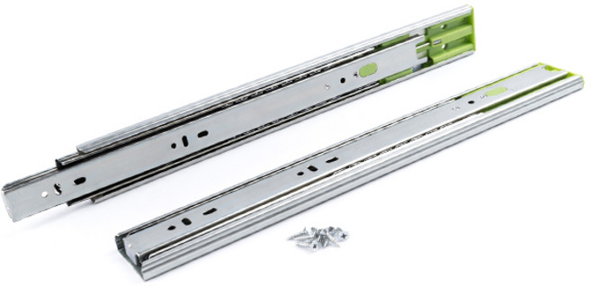 지오비즈 3단 광폭 서랍레일 댐퍼 350mm 좌우 세트, 1세트