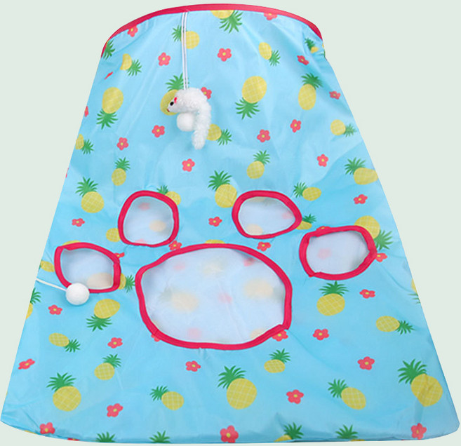 데이소이 고양이 숨숨 포켓 터널 S, 파인애플, 1개