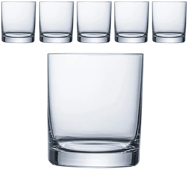 애스크제이 스톤 아일랜드 온더락 글라스 300ml, 6개 - 쿠팡