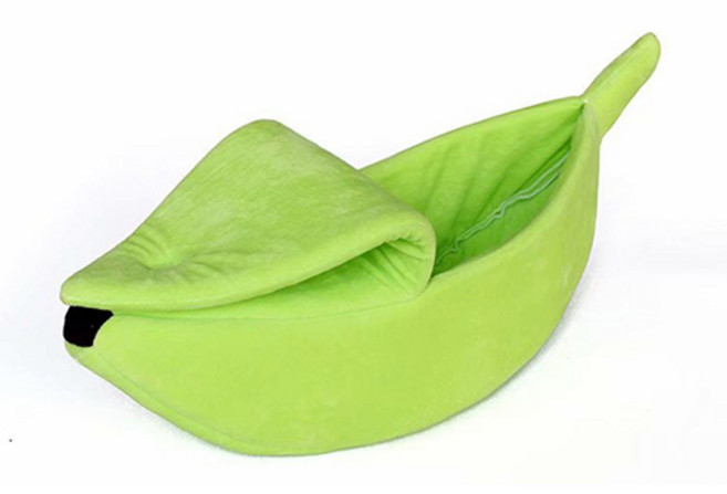 반려동물 비비드 바나나 하우스, 그린, 1개