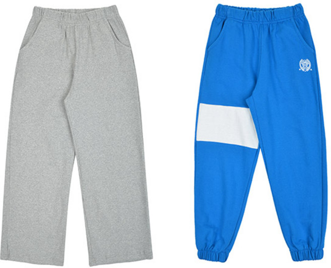 키스포 여아용 스타일 트레이닝 팬츠 2종세트