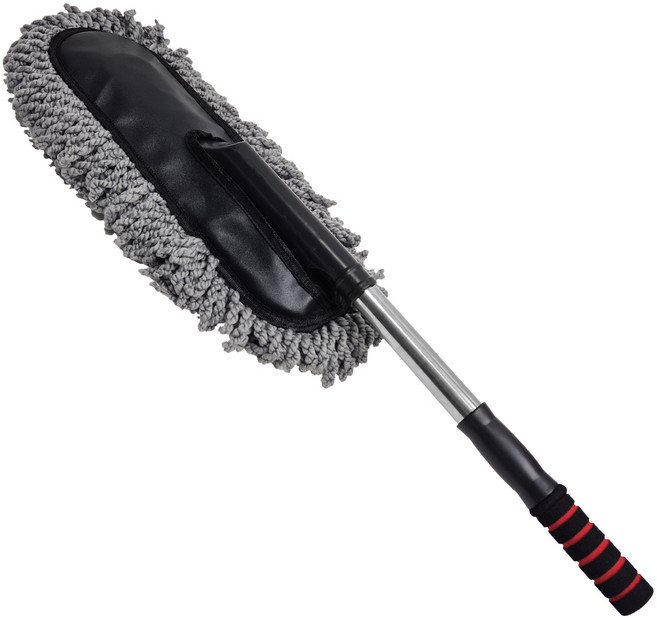 월드크린 차량용 극세사 먼지털이 그레이, 1개