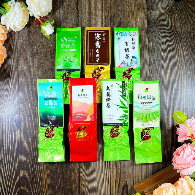 龍源茶品 鑫龍源 7大頂級體驗茶葉組 紅茶 + 綠茶 + 奶綠 + 烏龍綠 + 高冷烏龍 + 微火焙 + 寒露, 10g, 1組, 7包
