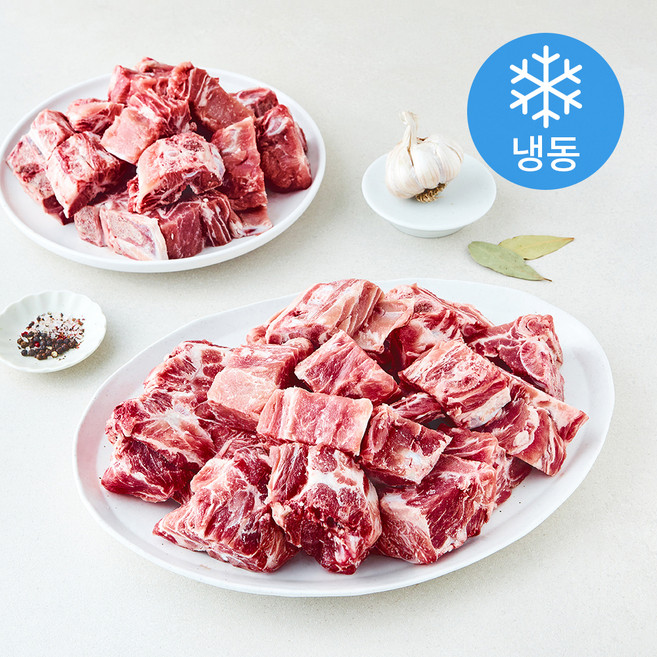 농업회사법인 주식회사 사조프레시미트 한돈 등뼈 감자탕용 3~5cm (냉동), 5kg, 1개