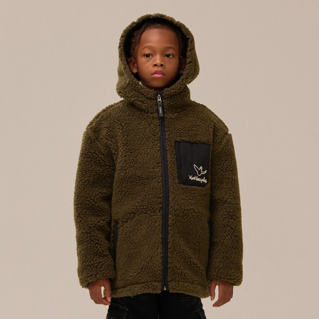 MARK GONZALES KIDS 兒童天使連帽刷毛外套