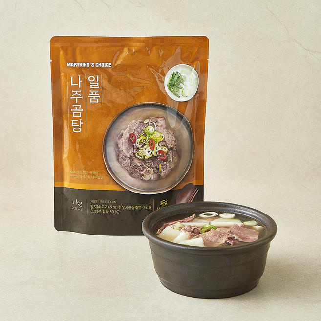 마트킹스초이스 일품 나주곰탕, 1kg, 1개