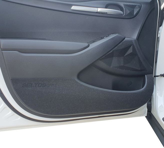 다오토 자동차 도어커버 스크래치 방지 튜닝 보호 용품 4p, 기아 더뉴셀토스 2022년형~, 다크그레이