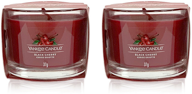 양키캔들 미니캔들, 블랙체리, 37g, 2개