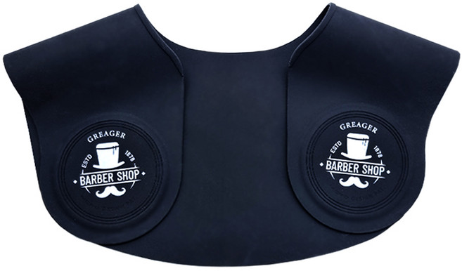 그레이거 바버샵 실리콘 넥셔터 어깨패드, 블랙, 1개