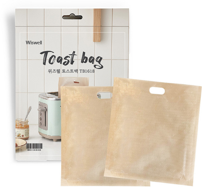 위즈웰 토스트백 TB1618 2p, 1개