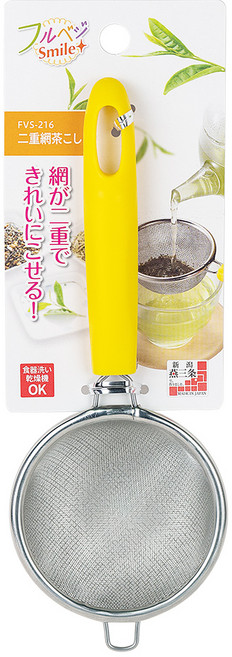 SHIMOMURA 下村 Fru vege smile雙層泡茶濾網, 1個