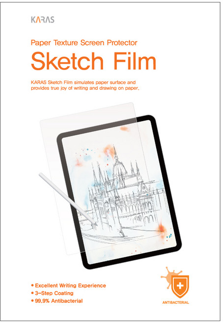 카라스 갤럭시북 플렉스2 NT950QDZ-G51AZ용 종이질감 항균 필름 FP347, 1개