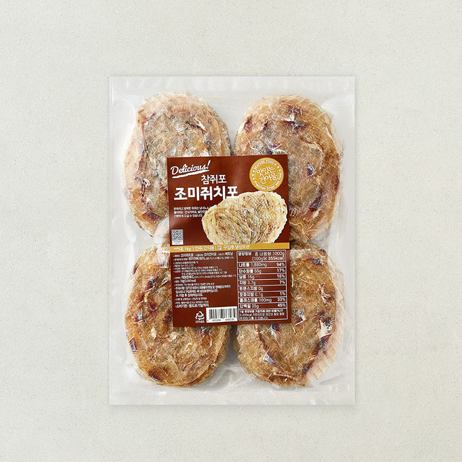 해맑은푸드 조미쥐치포 참쥐포, 1개, 1kg(대)