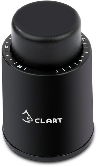 이클아트 W2 와인 스토퍼, 블랙, 1개