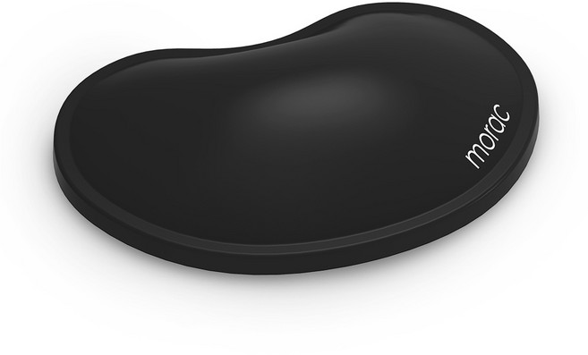모락 모쿠 소프트 마우스 손목 받침대, 1개, 블랙