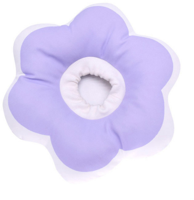 반려동물 파스텔 꽃잎 넥카라, 파스텔보라, 1개