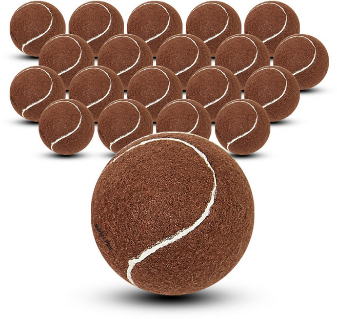 마켓플랜 테니스공 의자 발 커버, 초코, 20개