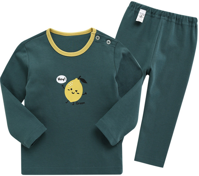 그린베베 아동용 큐티레몬 양면 실내복