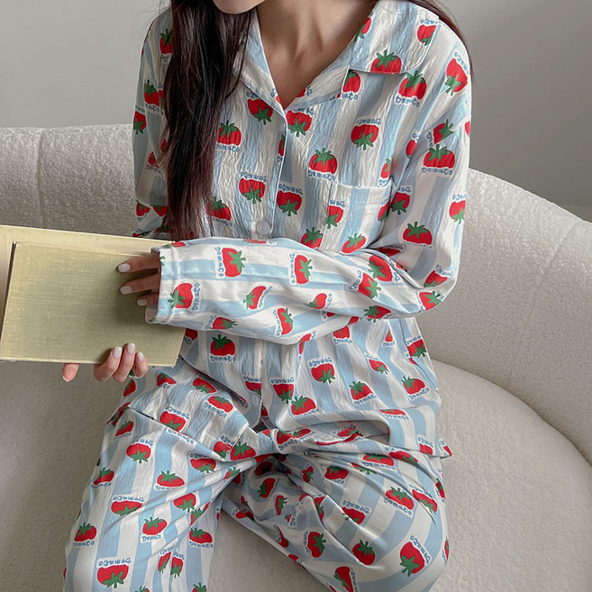 어나더디 여성용 긴팔 파자마