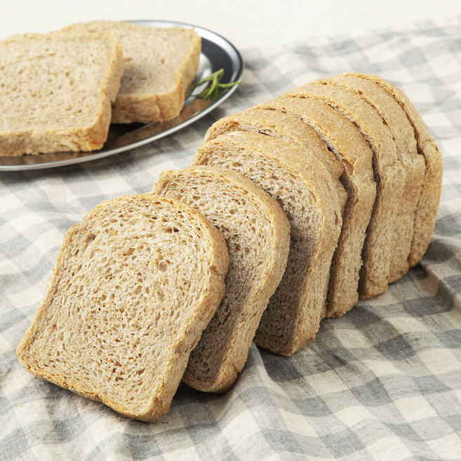 브로드카세 발효종 저당 순수 호밀통밀 식빵, 550g, 1개