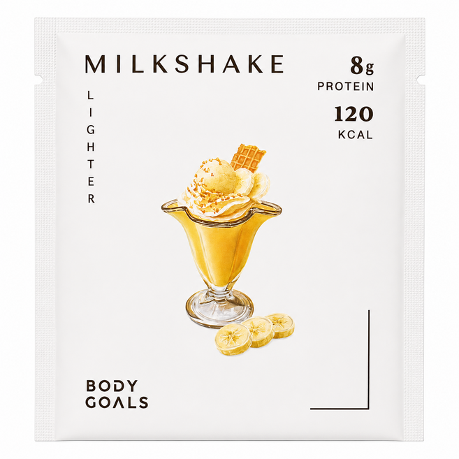 BODY GOALS 白奶昔 香蕉歐蕾, 30g, 1個