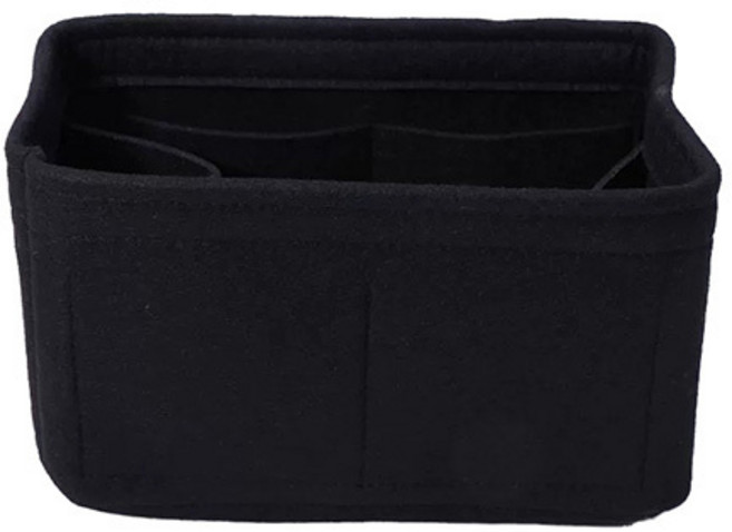 무다스 심플 컬러 펠트 대용량 화장품 수납 이너백