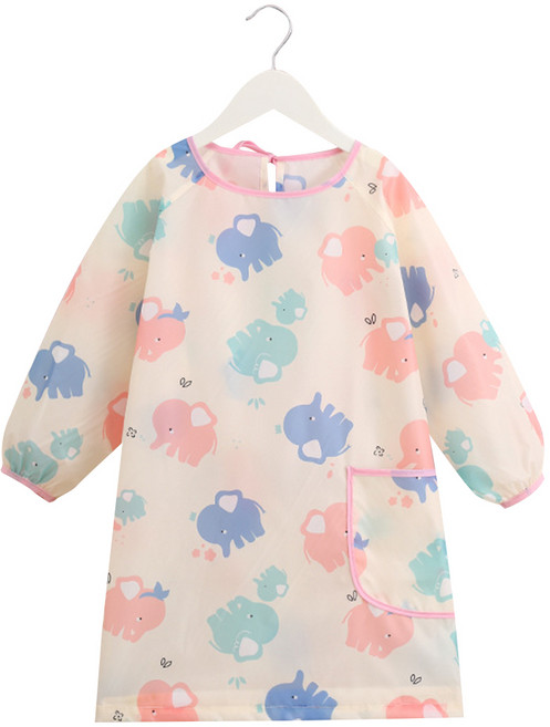 모리의집 아기 미술 가운, 베이지