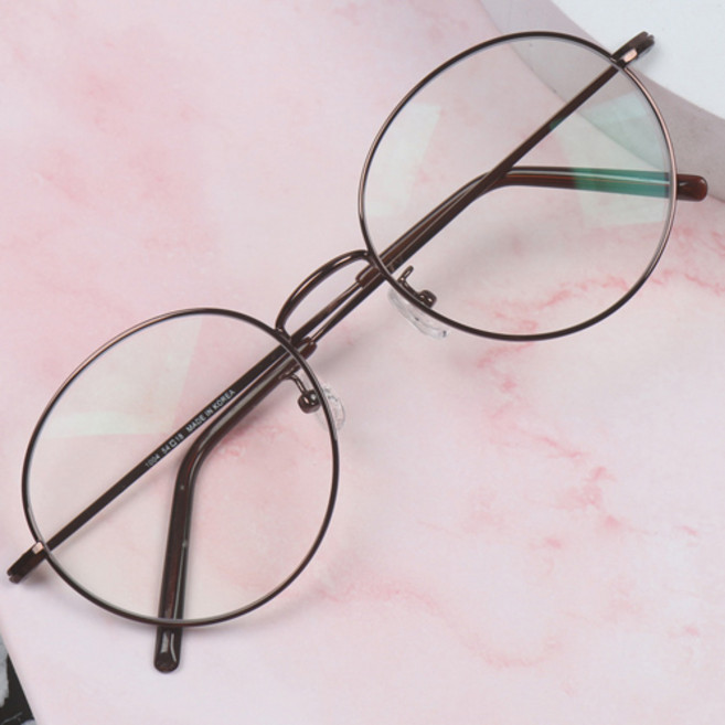 멜라크메 타원형 메탈 안경테