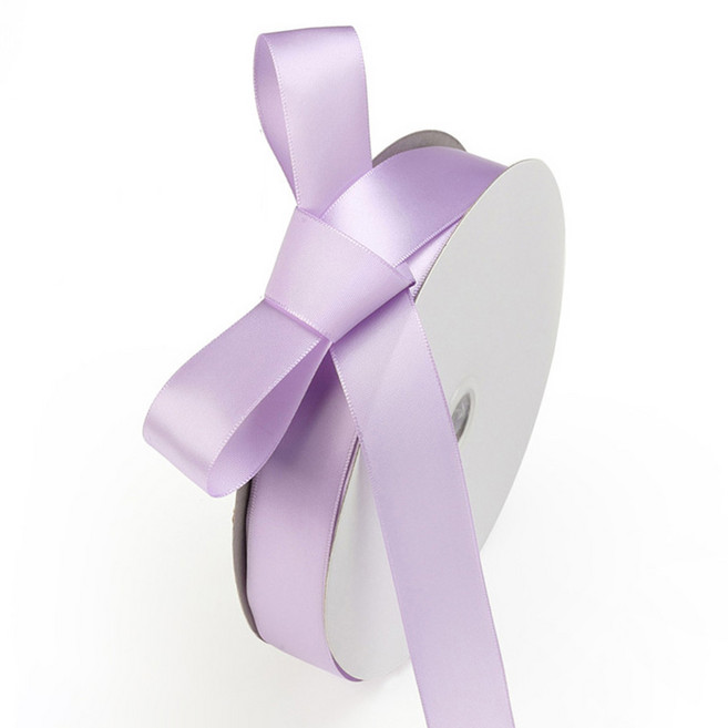 GILGRI 禮物包裝緞面緞帶 25mm, Lightpurple, 36m, 1捲