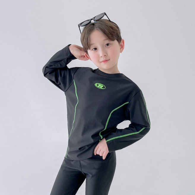 베리클로젯 남아용 다이빙 인텐션 래쉬가드 상의