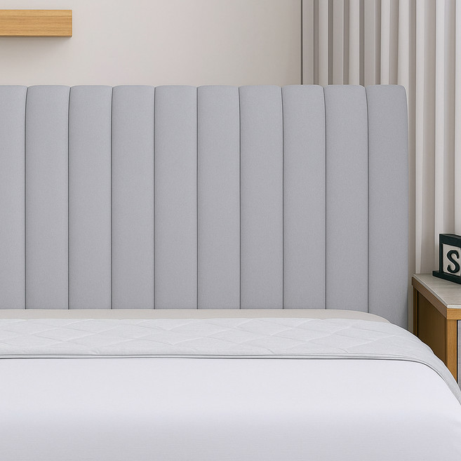 러빙랩 코지 침대 헤드커버, 연그레이, 1개