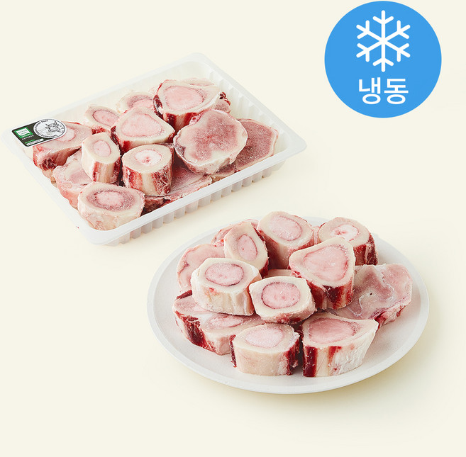 유기축산물 인증 산청 한우 사골 (냉동), 2kg, 1개